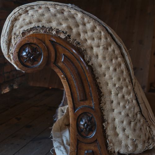 19TH CENTURY AESTHETIC MOVEMENT DAYBED - ADDITIONAL PHOTO 12