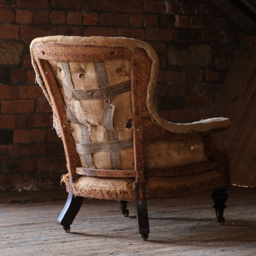 19TH CENTURY HOLLAND SONS 'STYLE' ARMCHAIR - ADDITIONAL PHOTO 5