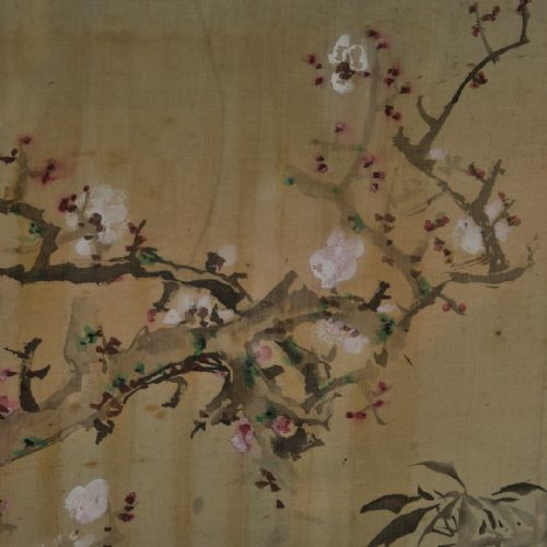 19TH CENTURY AESTHETIC MOVEMENT FIRE SCREEN WITH PAINTED SCENES - ADDITIONAL PHOTO 5