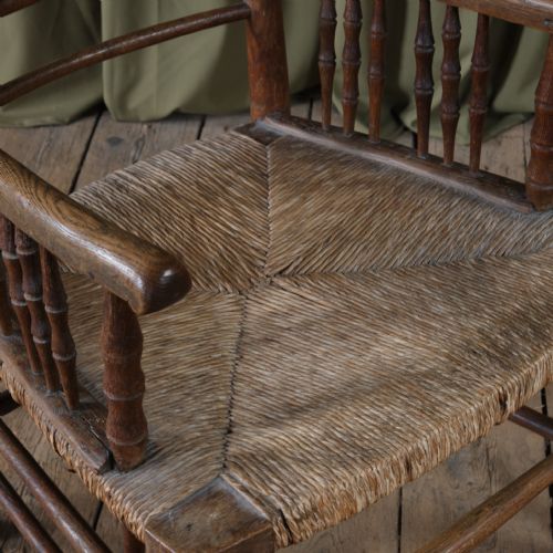 19TH CENTURY SUSSEX CHAIR ATTRIBUTED TO WILLIAM MORRIS - ADDITIONAL PHOTO 9