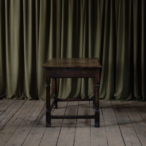 ANTIQUE VERNACULAR OAK SIDE TABLE - ADDITIONAL PHOTO 3