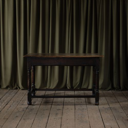 ANTIQUE VERNACULAR OAK SIDE TABLE - ADDITIONAL PHOTO 5