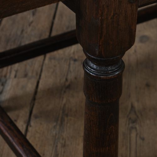 ANTIQUE VERNACULAR OAK SIDE TABLE - ADDITIONAL PHOTO 11