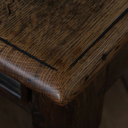 ANTIQUE VERNACULAR OAK SIDE TABLE - ADDITIONAL PHOTO 12
