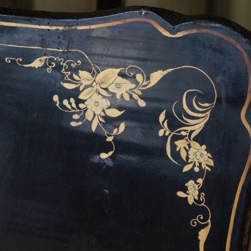 ANTIQUE 19TH CENTURY CHINOISERIE SEWING TABLE - ADDITIONAL PHOTO 9