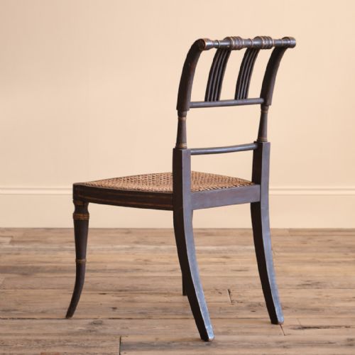 REGENCY SIDE CHAIR IN ORIGINAL PAINT - ADDITIONAL PHOTO 4