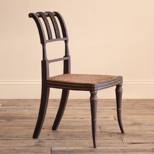 REGENCY SIDE CHAIR IN ORIGINAL PAINT - ADDITIONAL PHOTO 7