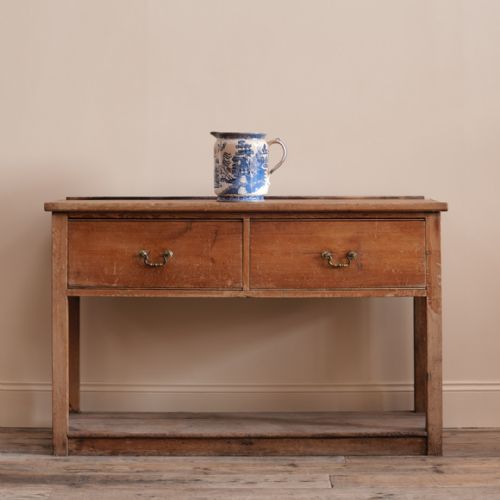 GEORGIAN PINE POT BOARD DRESSER BASE - ADDITIONAL PHOTO 1