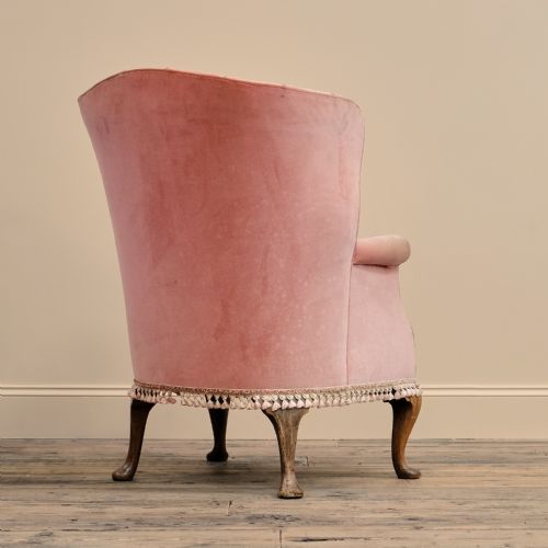EARLY 20TH CENTURY BARREL BACK ARMCHAIR - ADDITIONAL PHOTO 4
