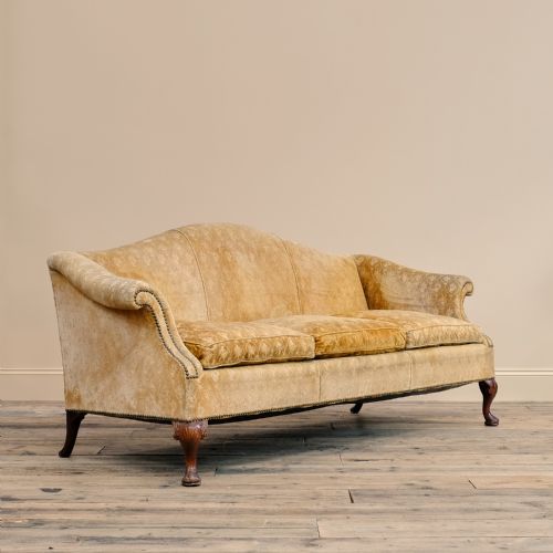 ANTIQUE CAMEL BACK SOFA - ADDITIONAL PHOTO 2
