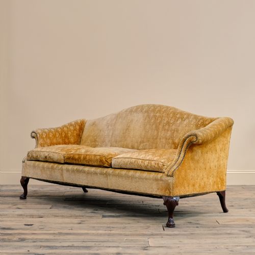 ANTIQUE CAMEL BACK SOFA - ADDITIONAL PHOTO 3