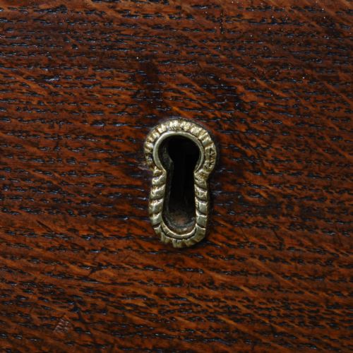 18TH CENTURY GEORGE III OAK CHEST OF DRAWERS - ADDITIONAL PHOTO 6