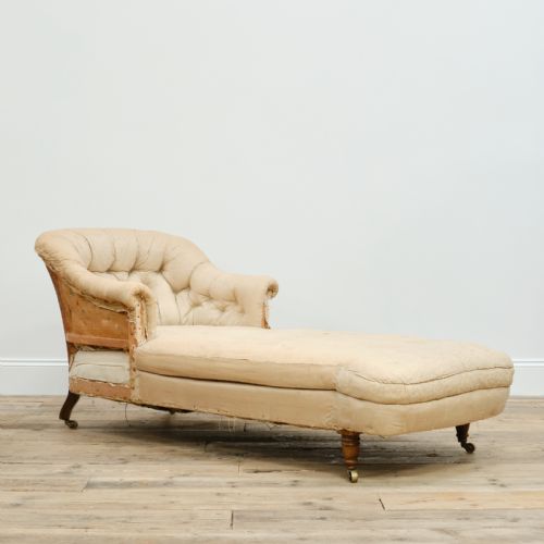 19TH CENTURY HOWARD AND SONS STYLE DAYBED - ADDITIONAL PHOTO 3