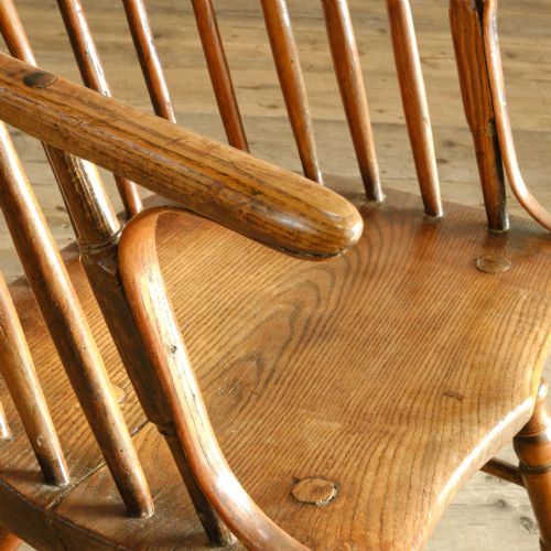 ANTIQUE VALE OF YORK HOOP BACK WINDSOR CHAIR - ADDITIONAL PHOTO 7