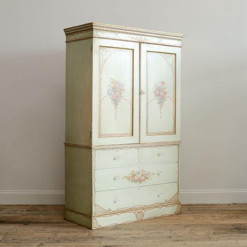 19TH CENTURY MAPLE CO LINEN PRESS - ADDITIONAL PHOTO 8
