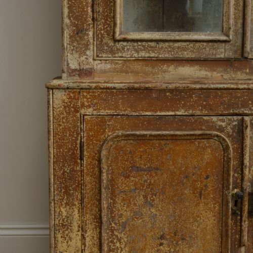 19TH CENTURY GLAZED CABINET IN PAINT - ADDITIONAL PHOTO 10