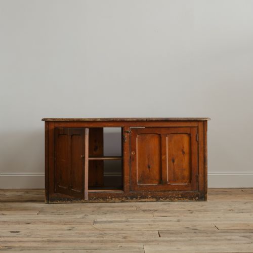 ANTIQUE COUNTRY HOUSE PINE PEDESTAL DESK HOLKHAM HALL - ADDITIONAL PHOTO 7