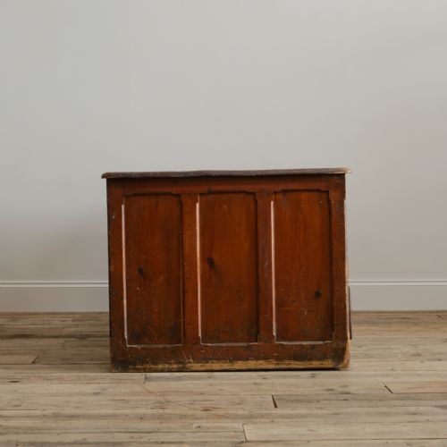 ANTIQUE COUNTRY HOUSE PINE PEDESTAL DESK HOLKHAM HALL - ADDITIONAL PHOTO 8