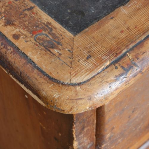 ANTIQUE COUNTRY HOUSE PINE PEDESTAL DESK HOLKHAM HALL - ADDITIONAL PHOTO 13