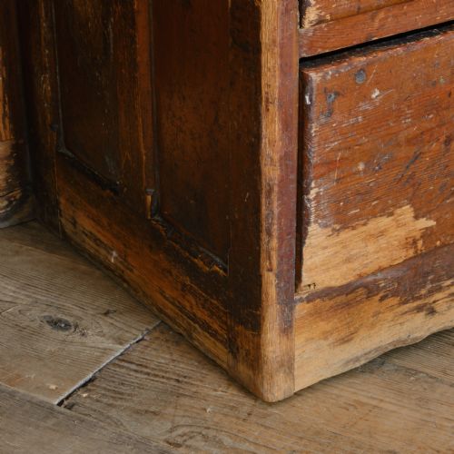 ANTIQUE COUNTRY HOUSE PINE PEDESTAL DESK HOLKHAM HALL - ADDITIONAL PHOTO 16