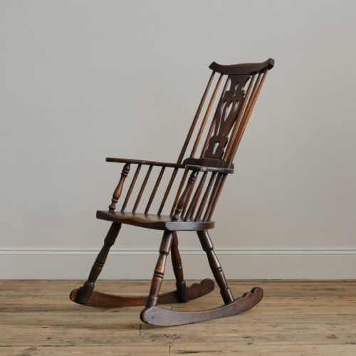 LATE 18TH CENTURY THAMES VALLEY ROCKING WINDSOR CHAIR - ADDITIONAL PHOTO 1