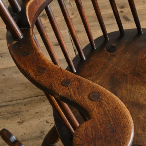 LATE 18TH CENTURY THAMES VALLEY ROCKING WINDSOR CHAIR - ADDITIONAL PHOTO 10