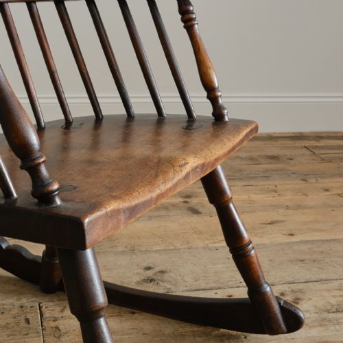 LATE 18TH CENTURY THAMES VALLEY ROCKING WINDSOR CHAIR - ADDITIONAL PHOTO 11