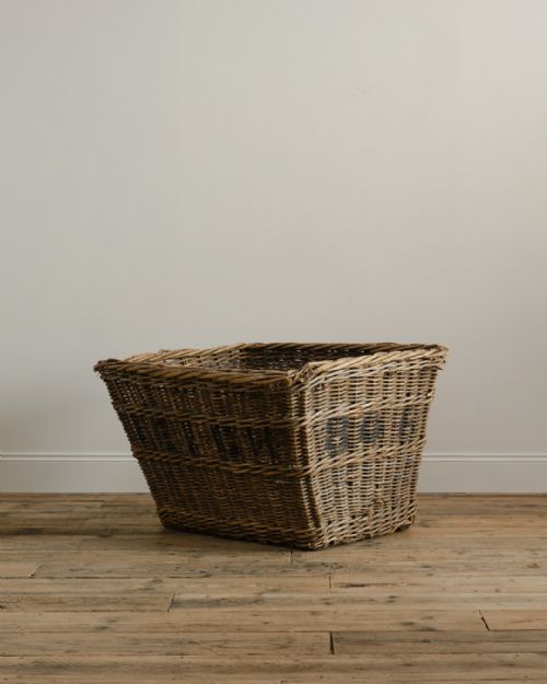 LARGE CROOKED MILL WICKER BASKET
