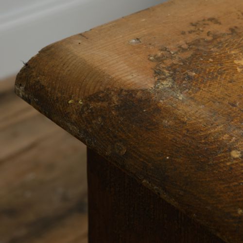 ANTIQUE PINE CHEST OF DRAWERS IN ORIGINAL SIMULATED OAK PAINT - ADDITIONAL PHOTO 12