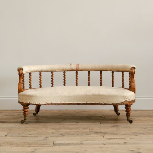 MID 19TH CENTURY MILES EDWARDS KIDNEY SOFA - ADDITIONAL PHOTO 1