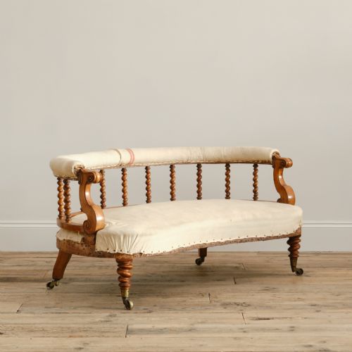 MID 19TH CENTURY MILES EDWARDS KIDNEY SOFA - ADDITIONAL PHOTO 2