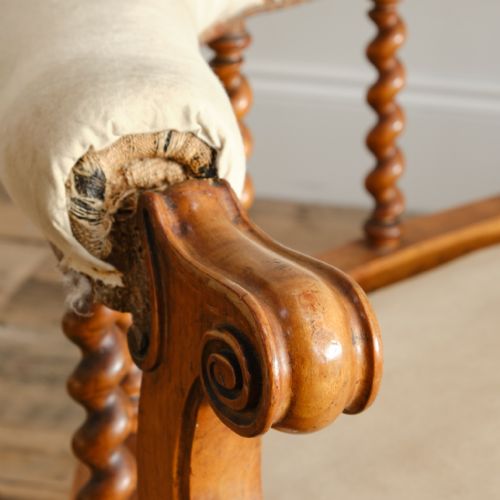 MID 19TH CENTURY MILES EDWARDS KIDNEY SOFA - ADDITIONAL PHOTO 9