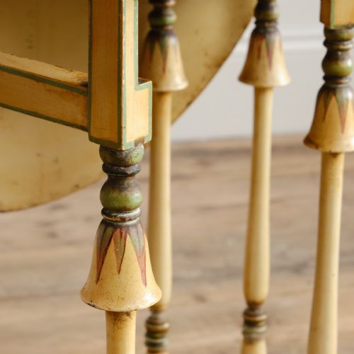 HAND PAINTED SUTHERLAND GATELEG TABLE - ADDITIONAL PHOTO 7