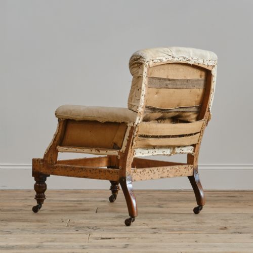 19TH CENTURY COUNTRY HOUSE ARMCHAIR - ADDITIONAL PHOTO 3
