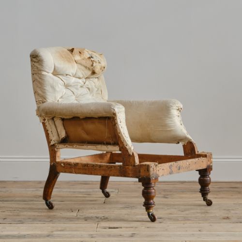 19TH CENTURY COUNTRY HOUSE ARMCHAIR - ADDITIONAL PHOTO 5