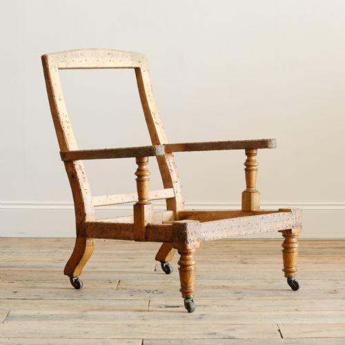 19TH CENTURY GILLOWS OPEN ARMCHAIR FRAME - ADDITIONAL PHOTO 1