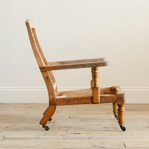 19TH CENTURY GILLOWS OPEN ARMCHAIR FRAME - ADDITIONAL PHOTO 2