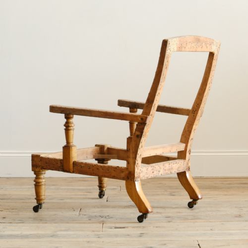 19TH CENTURY GILLOWS OPEN ARMCHAIR FRAME - ADDITIONAL PHOTO 4