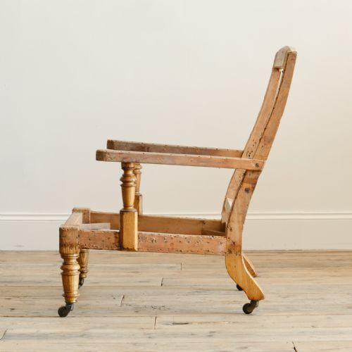 19TH CENTURY GILLOWS OPEN ARMCHAIR FRAME - ADDITIONAL PHOTO 6