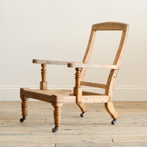 19TH CENTURY GILLOWS OPEN ARMCHAIR FRAME - ADDITIONAL PHOTO 7