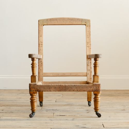 19TH CENTURY GILLOWS OPEN ARMCHAIR FRAME - ADDITIONAL PHOTO 8