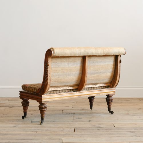 WILLIAM IV ROSEWOOD BENCH SOFA - ADDITIONAL PHOTO 4