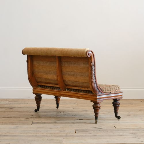WILLIAM IV ROSEWOOD BENCH SOFA - ADDITIONAL PHOTO 5