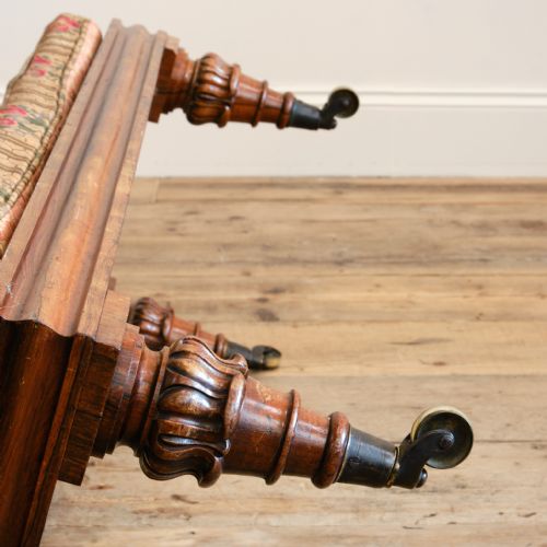 WILLIAM IV ROSEWOOD BENCH SOFA - ADDITIONAL PHOTO 10