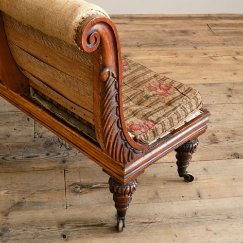 WILLIAM IV ROSEWOOD BENCH SOFA - ADDITIONAL PHOTO 11