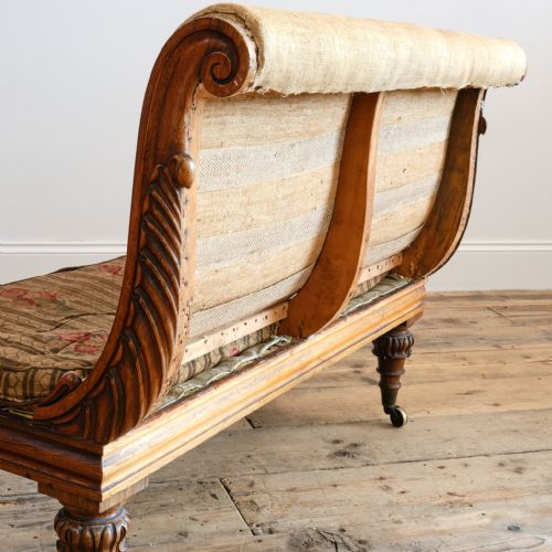 WILLIAM IV ROSEWOOD BENCH SOFA - ADDITIONAL PHOTO 12