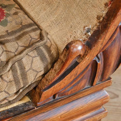 WILLIAM IV ROSEWOOD BENCH SOFA - ADDITIONAL PHOTO 13