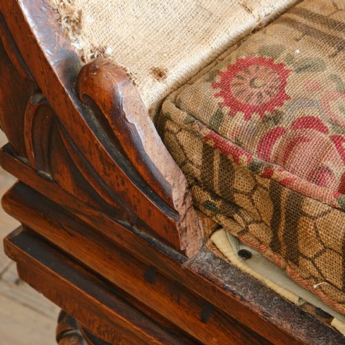 WILLIAM IV ROSEWOOD BENCH SOFA - ADDITIONAL PHOTO 14
