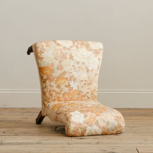 19TH CENTURY JAS SHOOLBRED SLIPPER CHAIR - ADDITIONAL PHOTO 5