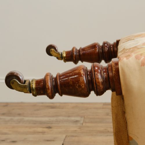 19TH CENTURY JAS SHOOLBRED SLIPPER CHAIR - ADDITIONAL PHOTO 7